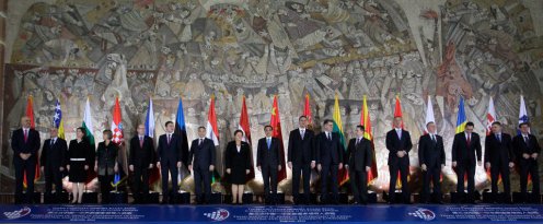 Kína és Kelet-Közép-Európai gazdasági csúcstalálkozó ( Fotó: MTI/EPA/Andrej Cukic)